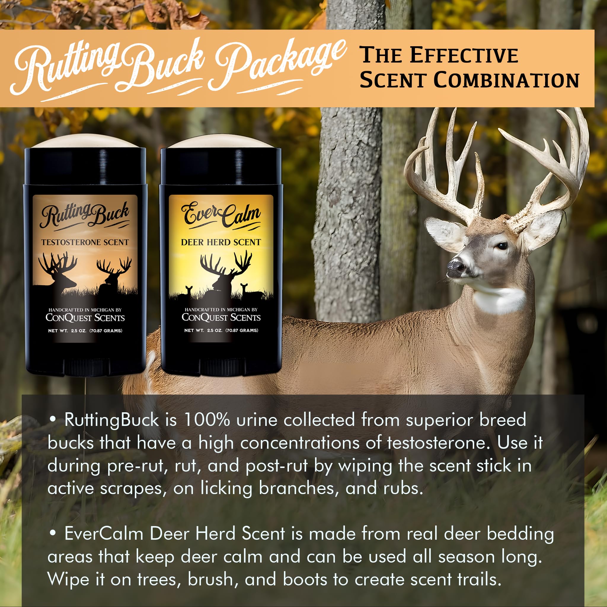 RuttingBuck EverCalm scent stick image