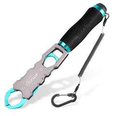 RXLUY 11.5 inch Fish Lip Gripper with Scale Blue - Front View