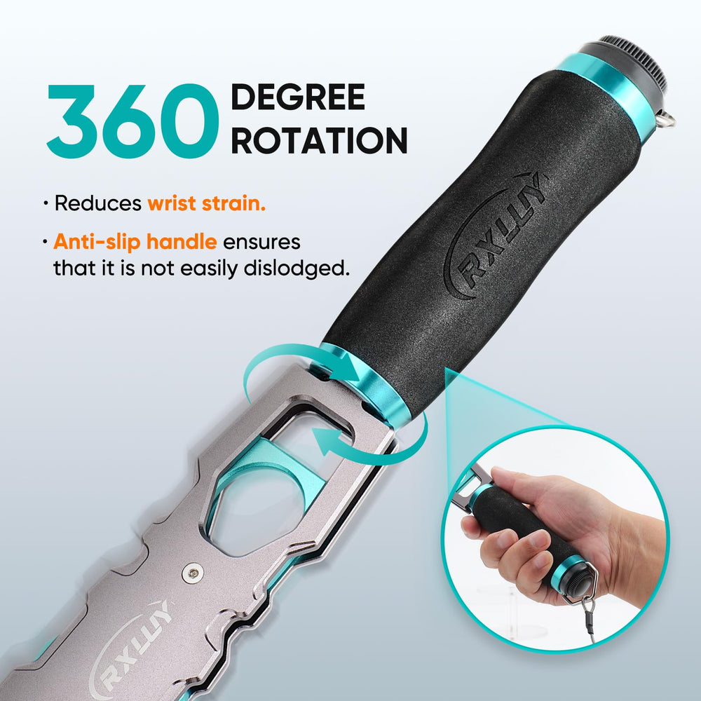 RXLUY one-handed operation keeps handling slippery fish safer and easier.