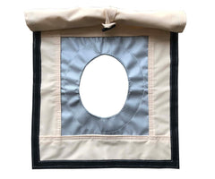 RXQNN fire retardant 4-5 canvas stove jack kit with rain cover for camp warmth and safety