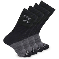 RYNO GEAR CoolMax socks showing cushioned sole padding for all-day comfort