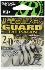 Ryugi HRT112 guard-talisman closeup shows adjustable bristle guard for snag resistance.