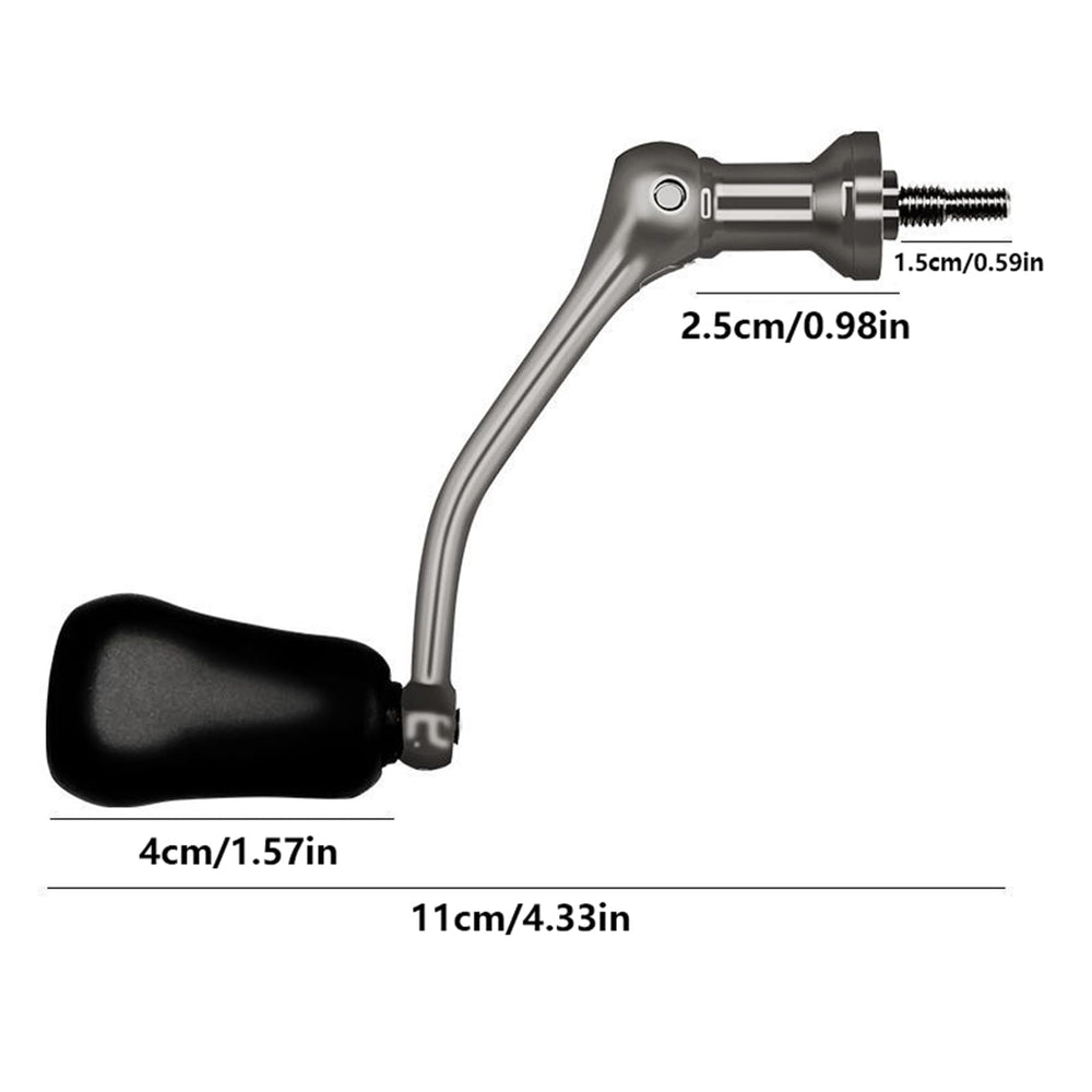 RYUJNDK screw-in power handle fits most baitcasting reels for easy upgrades