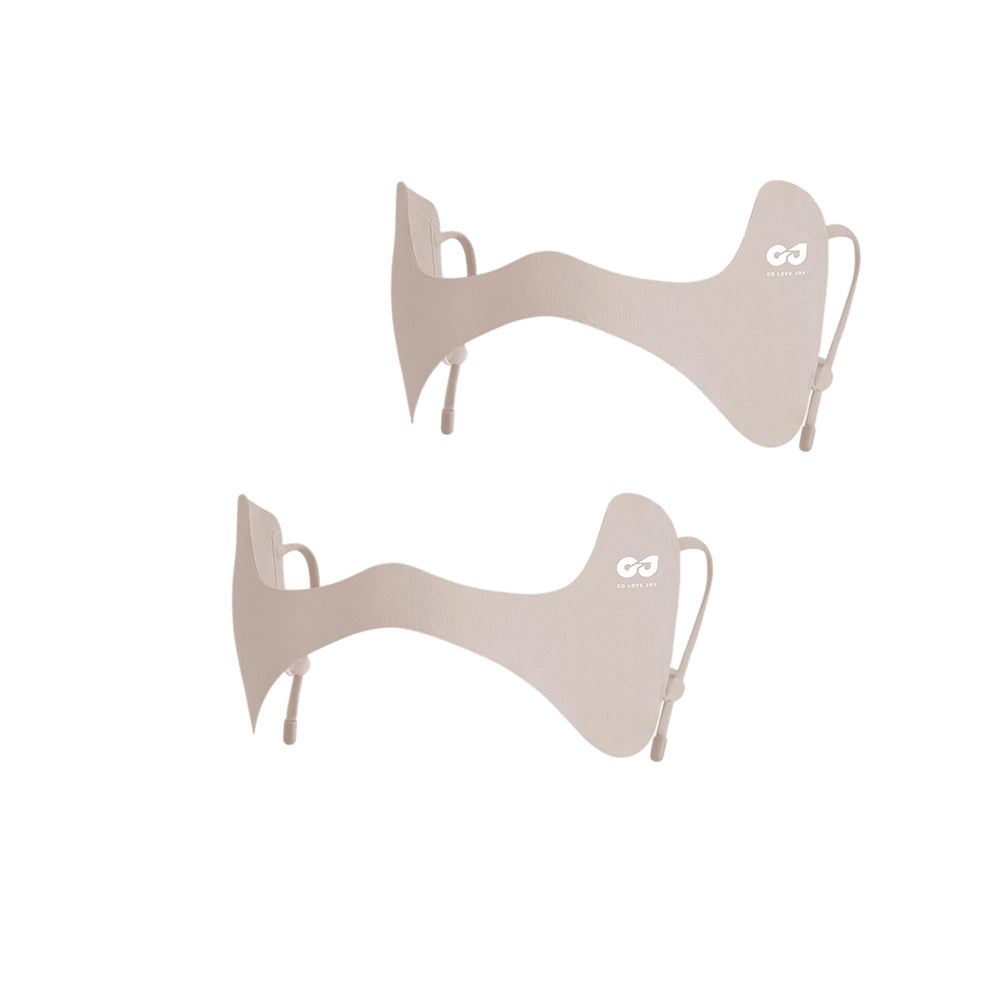 Rzikve UPF50+ cooling eye mask front view showing breathable sun protection