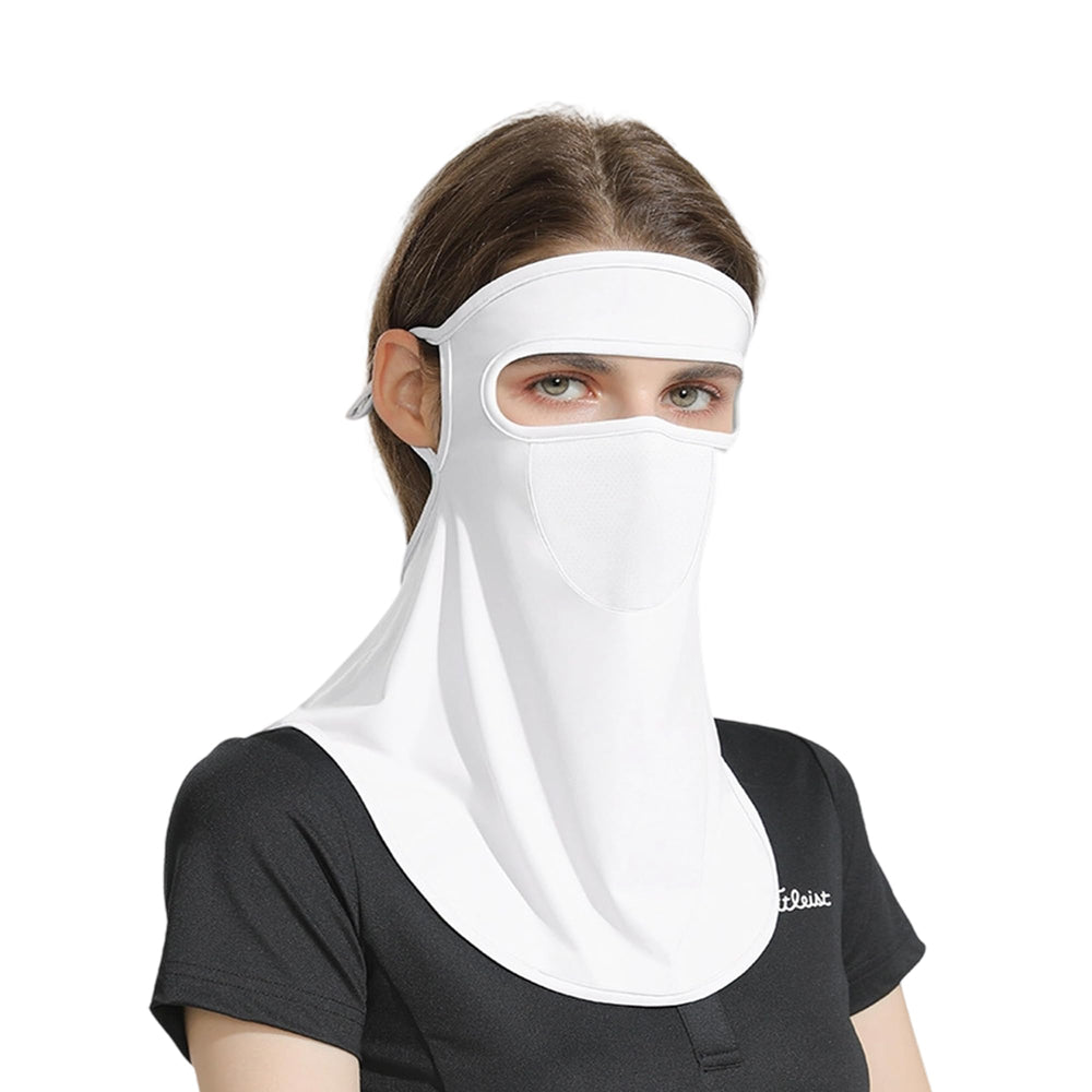 Rzikve neck-gaiter-face-cover offering UPF50+ sun protection and cooling for outdoor workouts.
