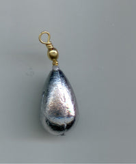 S & J's TACKLE BOX 1oz lead bell sinker with brass eyelet for reliable casting.