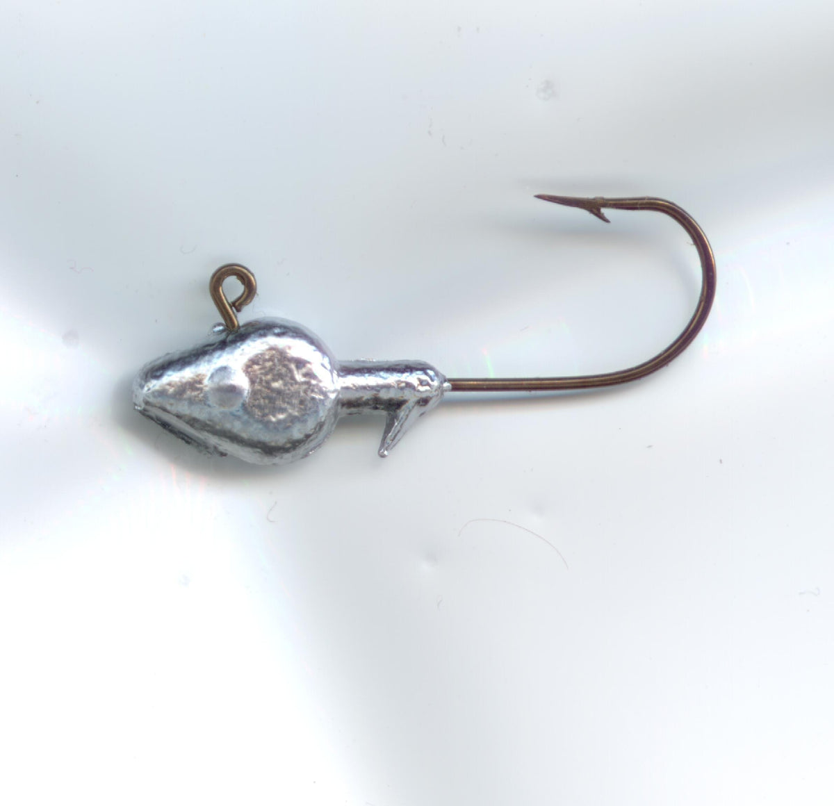 S & J's Tackle Box Do-It Minnow Head Jig with 1/8 oz Eagle Claw hook for reliable hookups