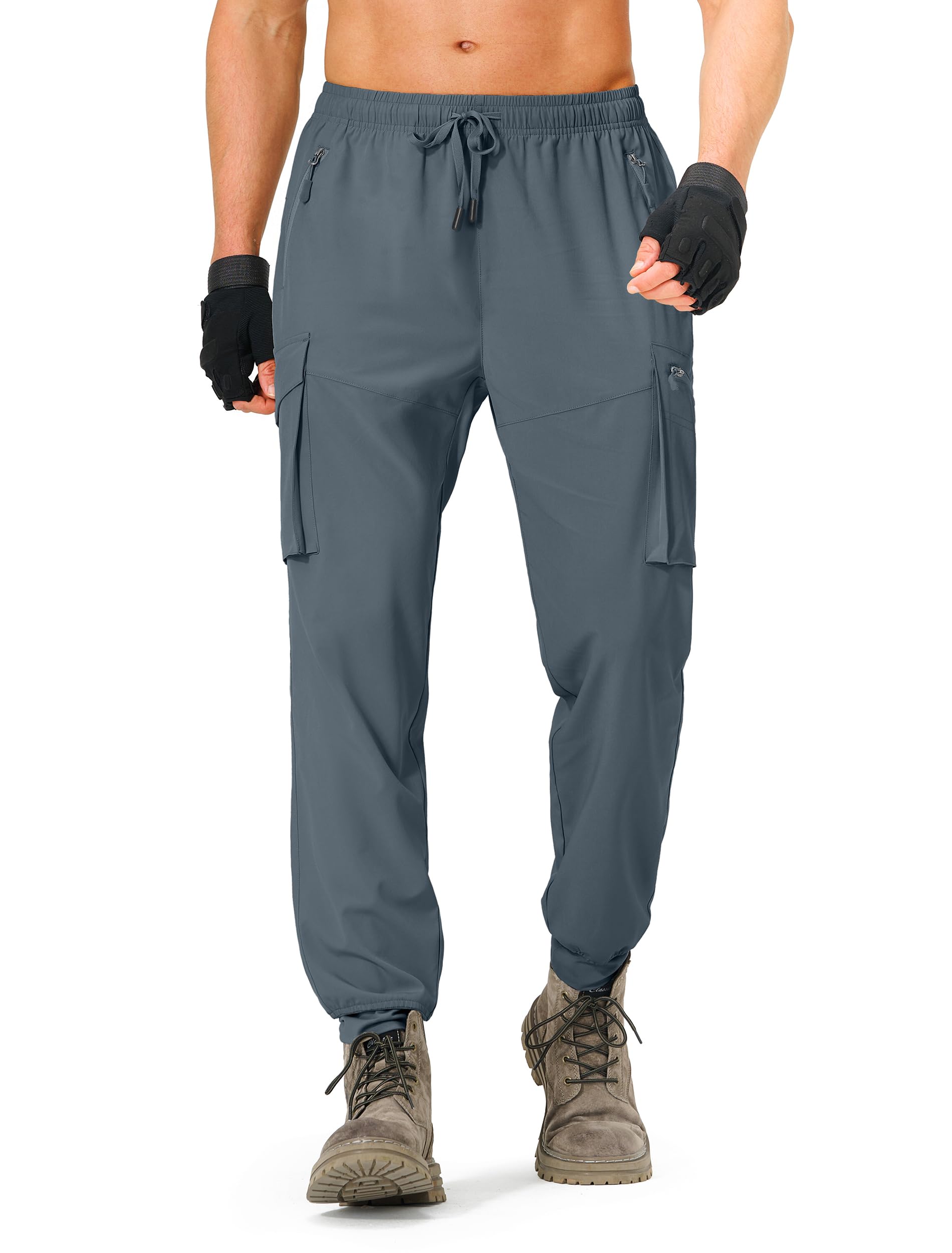S Spowind hiking pants fabric close-up showing quick-dry performance