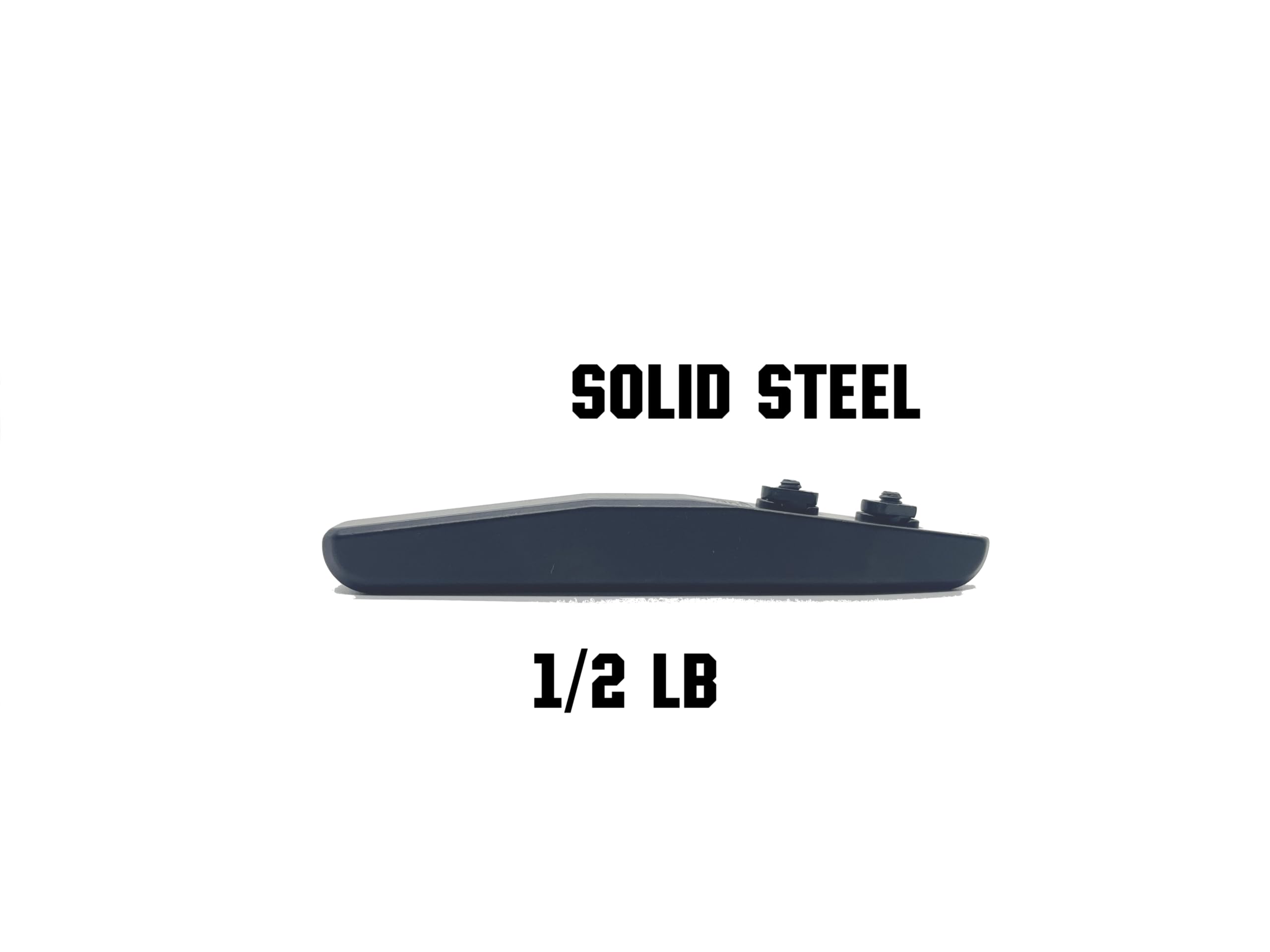 S2Delta MLok bag rider weight assembled on rifle shows low-profile addition