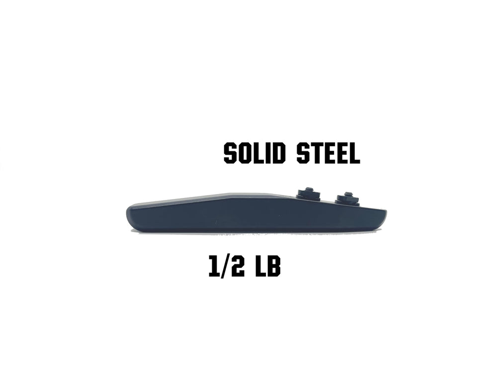 S2Delta MLok bag rider weight assembled on rifle shows low-profile addition