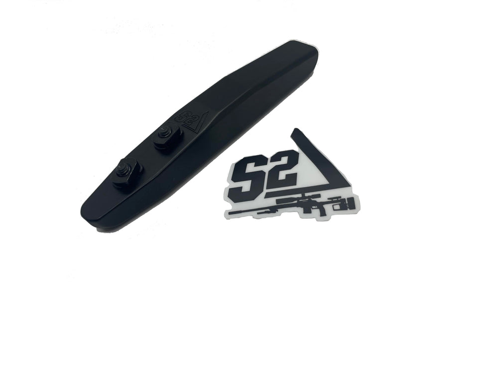 S2Delta MLok bag rider weight top view shows rear balance potential