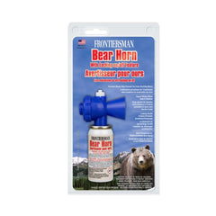 SABRE Frontiersman Bear Horn delivers 60 bursts for safety uses on trails.