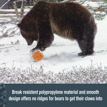 SABRE Frontiersman bear safe bright orange color boosts campsite visibility