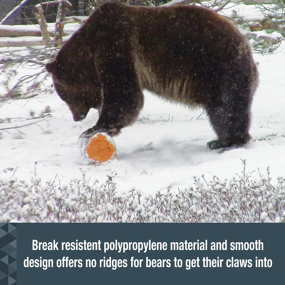 SABRE Frontiersman bear safe bright orange color boosts campsite visibility