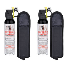 SABRE Frontiersman 9.2 oz bear spray canister for distance deterrence on trail