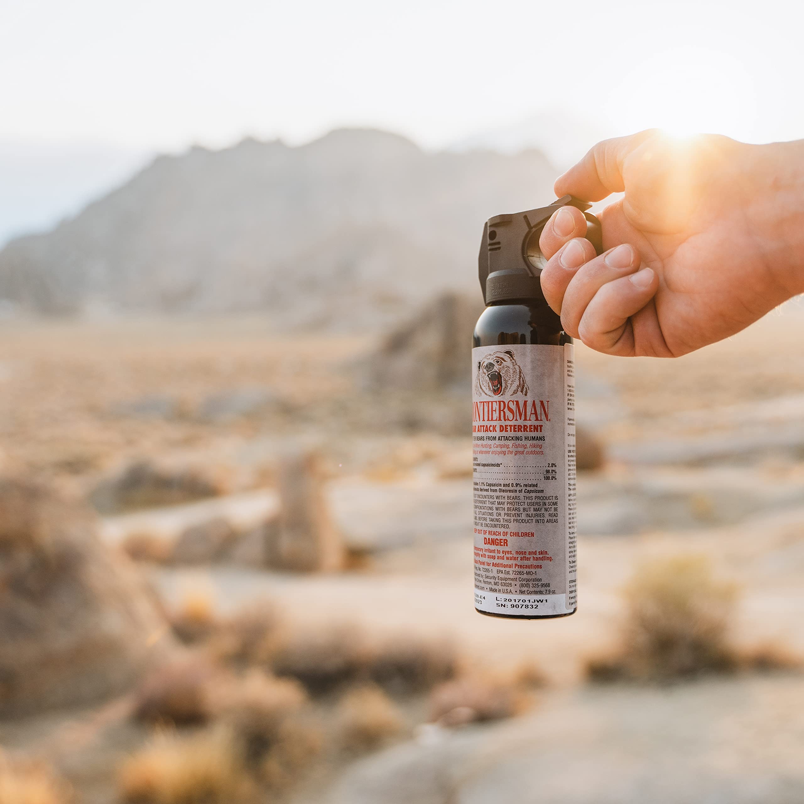 SABRE Frontiersman inert practice spray for familiarization