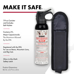 SABRE Frontiersman MAX 40ft range for extra reaction time against bears and cougars