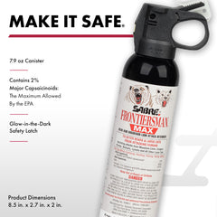 SABRE Frontiersman Max demonstrates a 40-foot spray range for quick response.