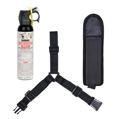 SABRE Frontiersman MAX bear deterrent with 40 ft range for quick outdoor response.