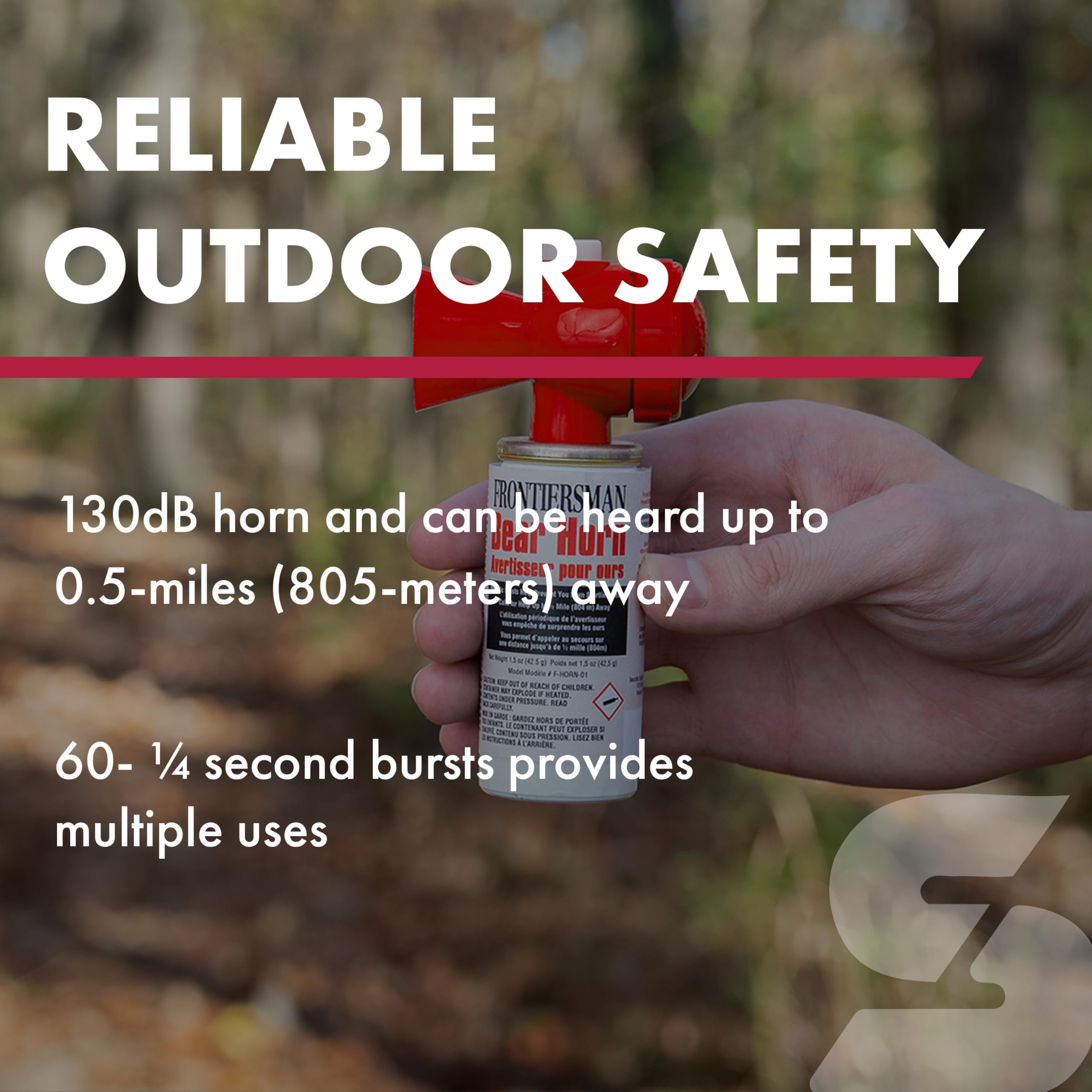 SABRE Frontiersman MAX EPA-certified deterrent for bear and mountain lion scenarios