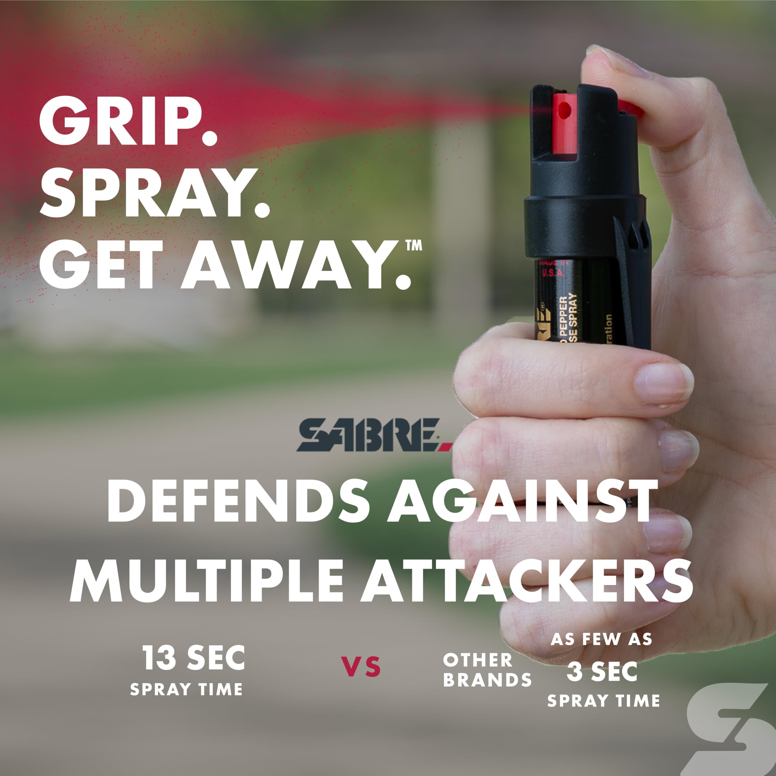 Holster for SABRE stun gun and pepper spray