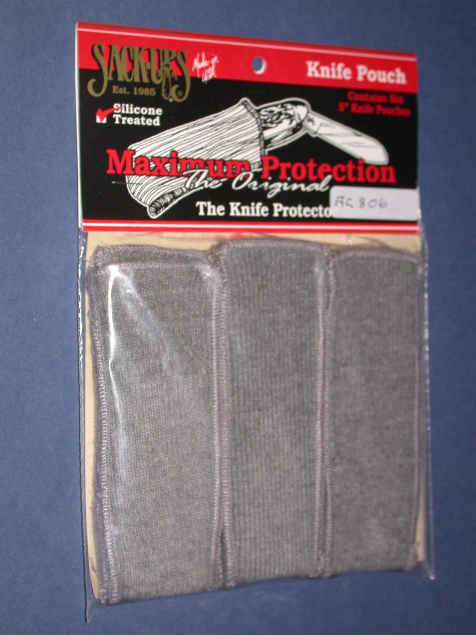 Sack-Ups Protector Six Pack knife pouches protect blades and keep gear organized.
