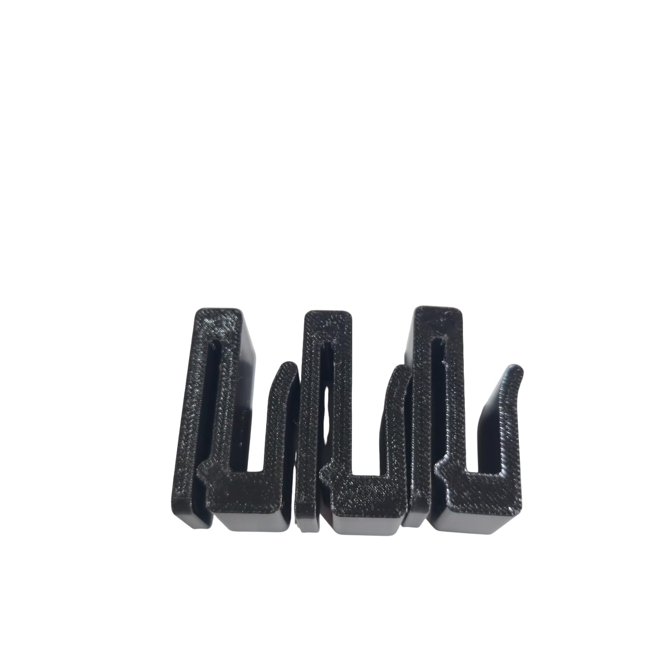 Saddle Hunting Molle Clip Set 3 in use, securing bino and rangefinder during climbs