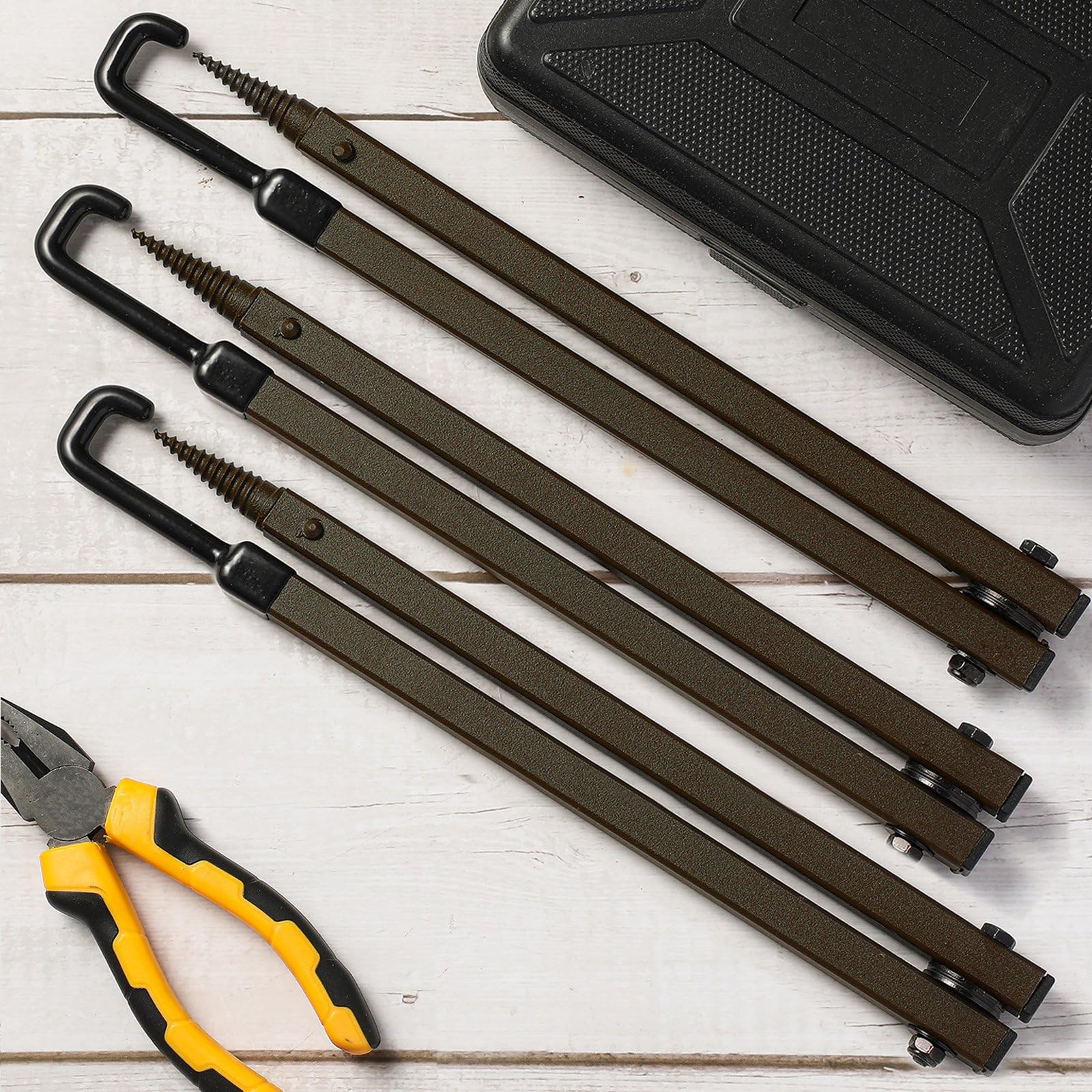 Sadnyy bow hanger supports multiple outdoor gear beyond bows.