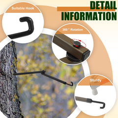 Sadnyy bow hanger screw-head detail enables easy, stable mounting.
