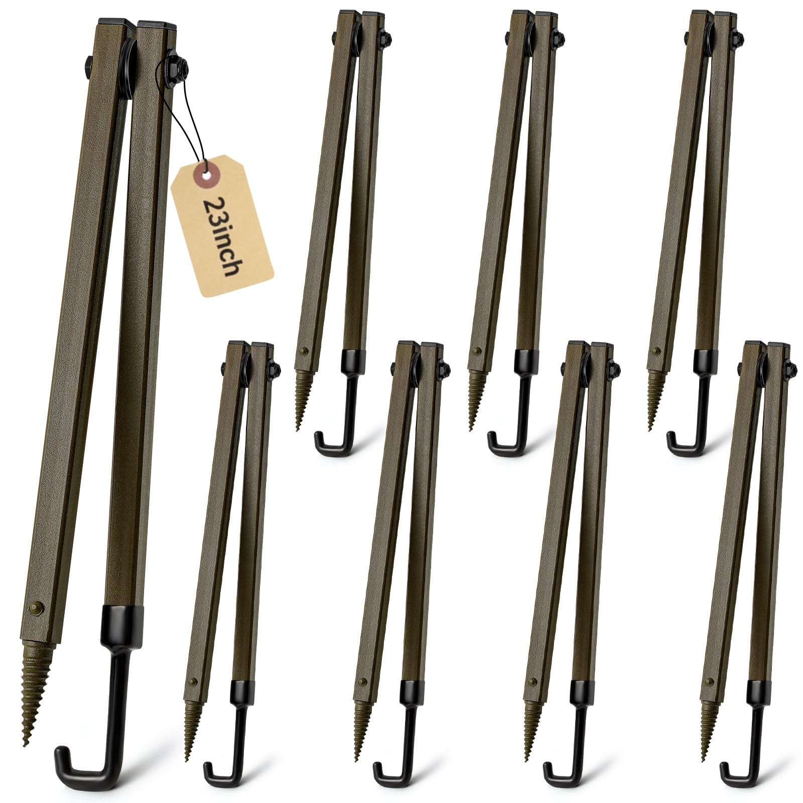 Sadnyy bow hanger on tree stand assembled for quick, organized archery gear access.
