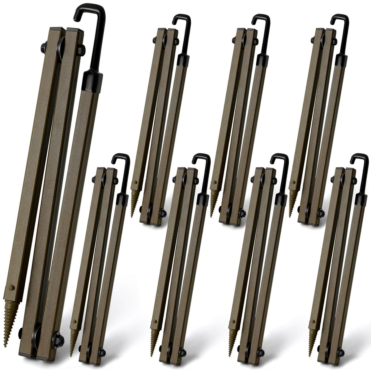 Sadnyy bow hangers package includes eight pieces for organized gear.