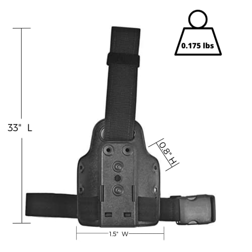 Low-profile leg shroud design for concealed carry