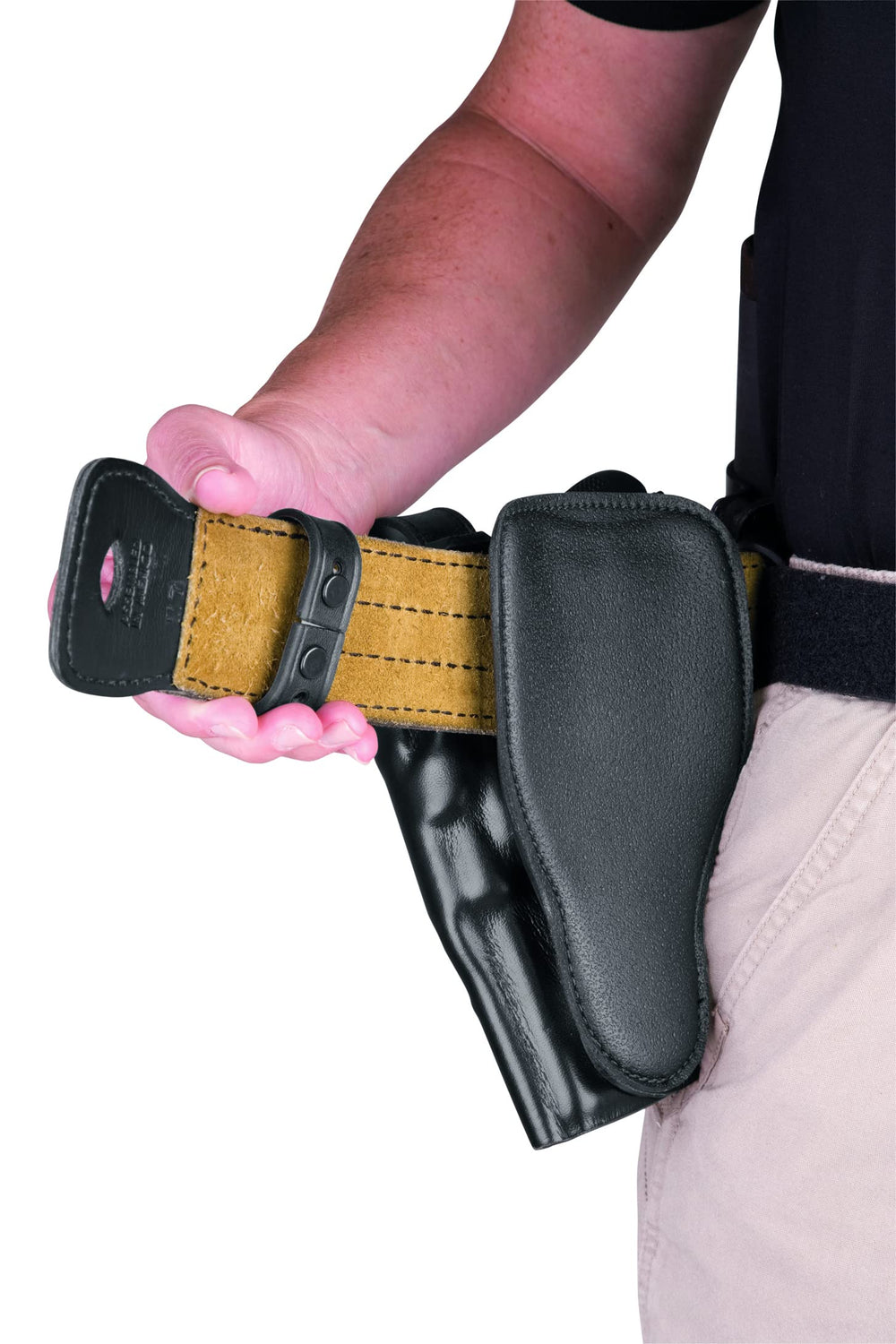 Low ride design provides concealment and comfort