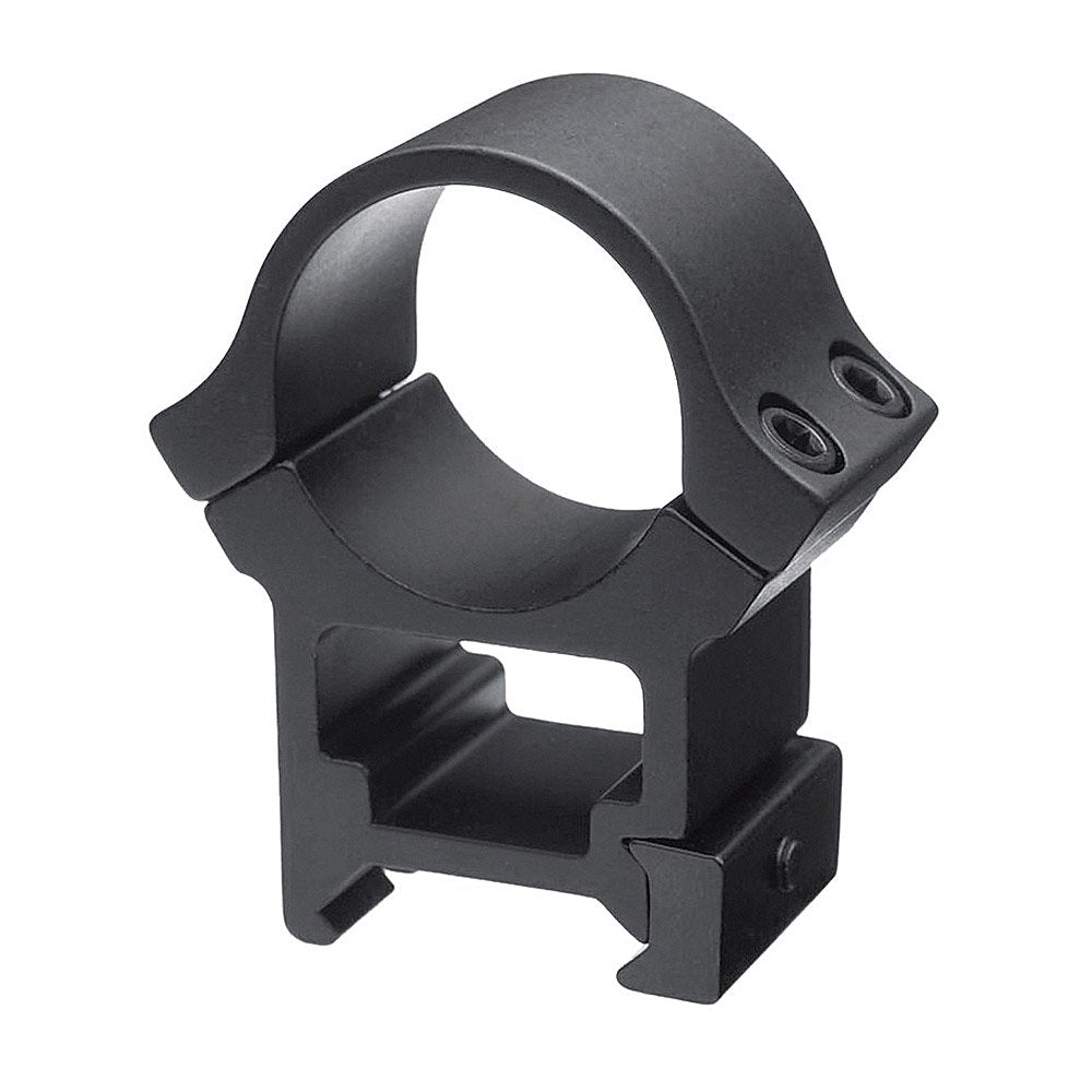 Safariland B-Square 1-Inch see-through rings for 22-caliber rifles maintain scope visibility