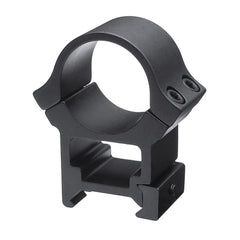 Safariland B-Square 1-Inch see-through rings for 22-caliber rifles maintain scope visibility
