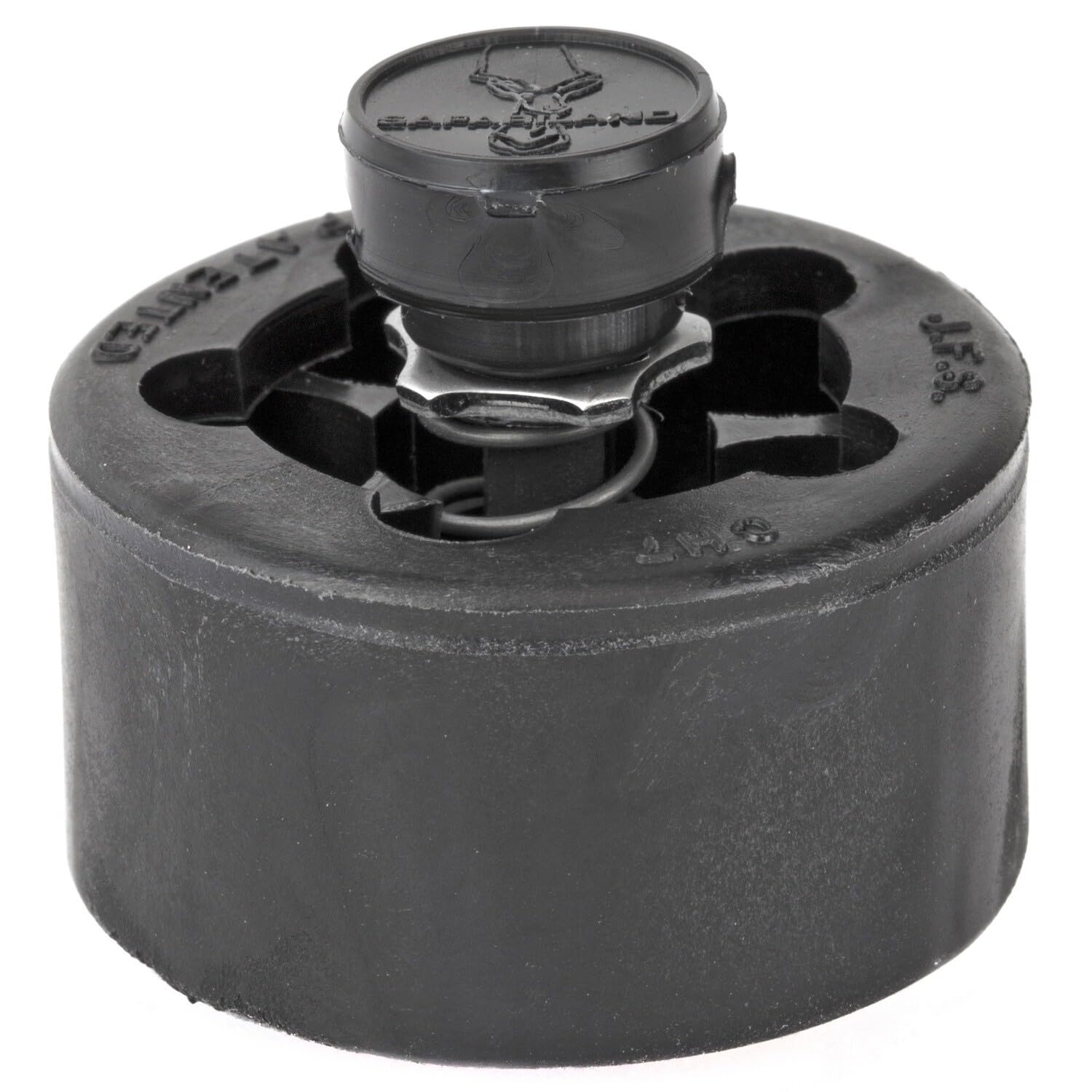 Close-up of Safariland Comp I Speedloader in black for J-C7 S&W M60 357 Magnum