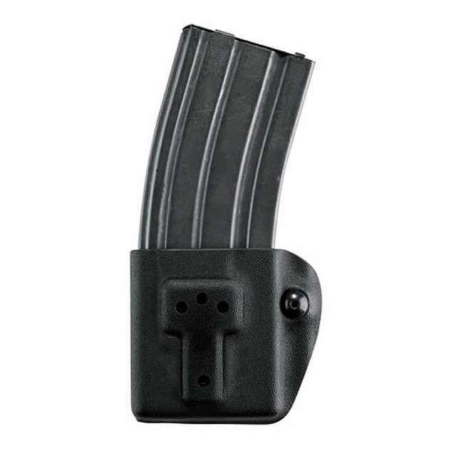 Safariland SL 774 MAG PCH Colt AR-15 Black magazine pouch with ambidextrous clip-on belt attachment