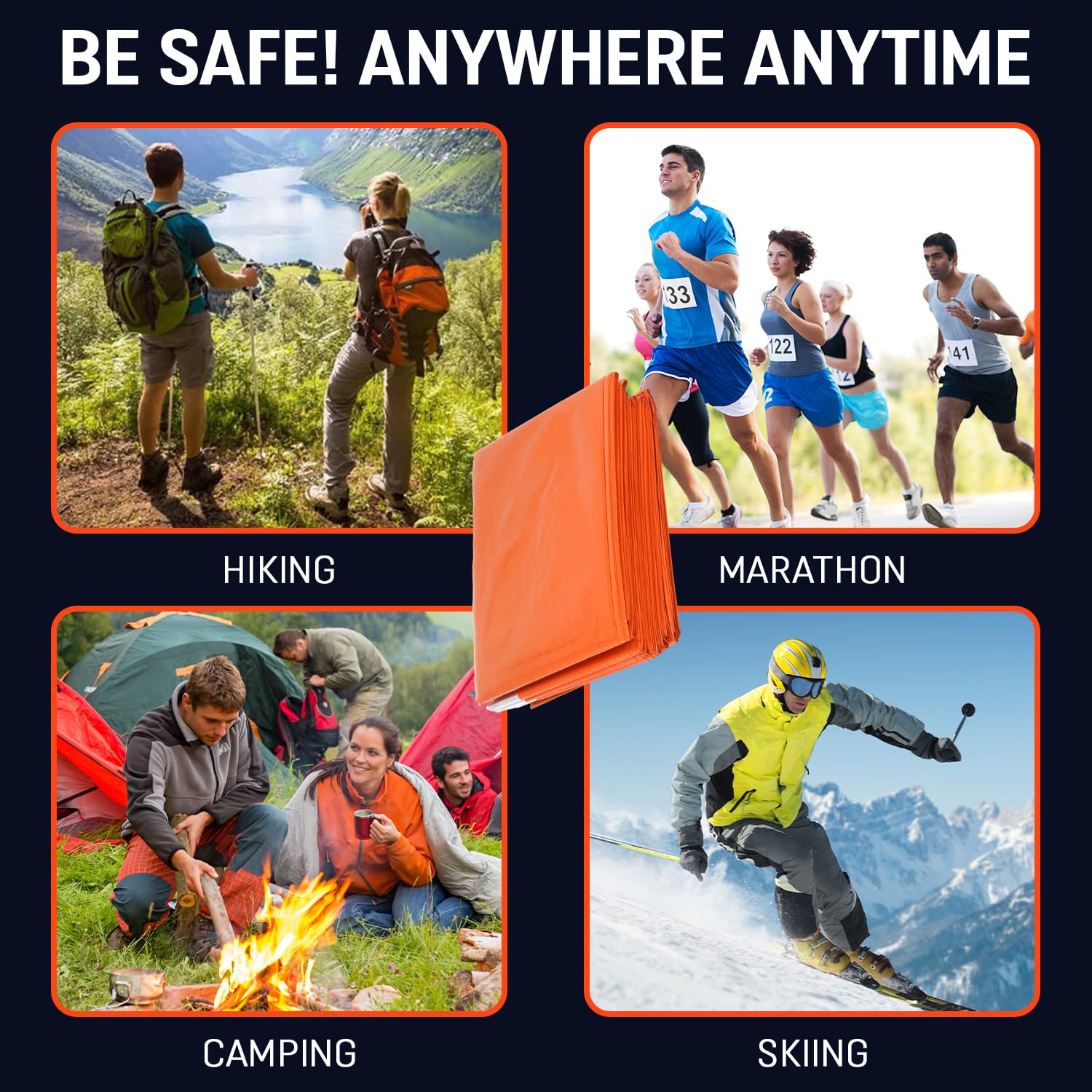Large Safe OTG blanket measures 82.6 by 51 inches for adults and kids.