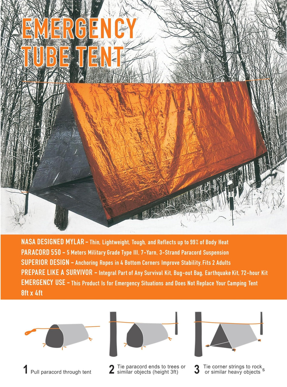 SAFE OTG shelter helps during roadside emergencies with quick access.