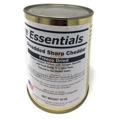 SAFECASTLE Future Essentials cheddar used in camping recipes adds sharp flavor.