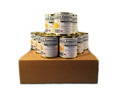SAFECASTLE Future Essentials cheddar can closeup reveals freeze-dried texture for long-term meals.