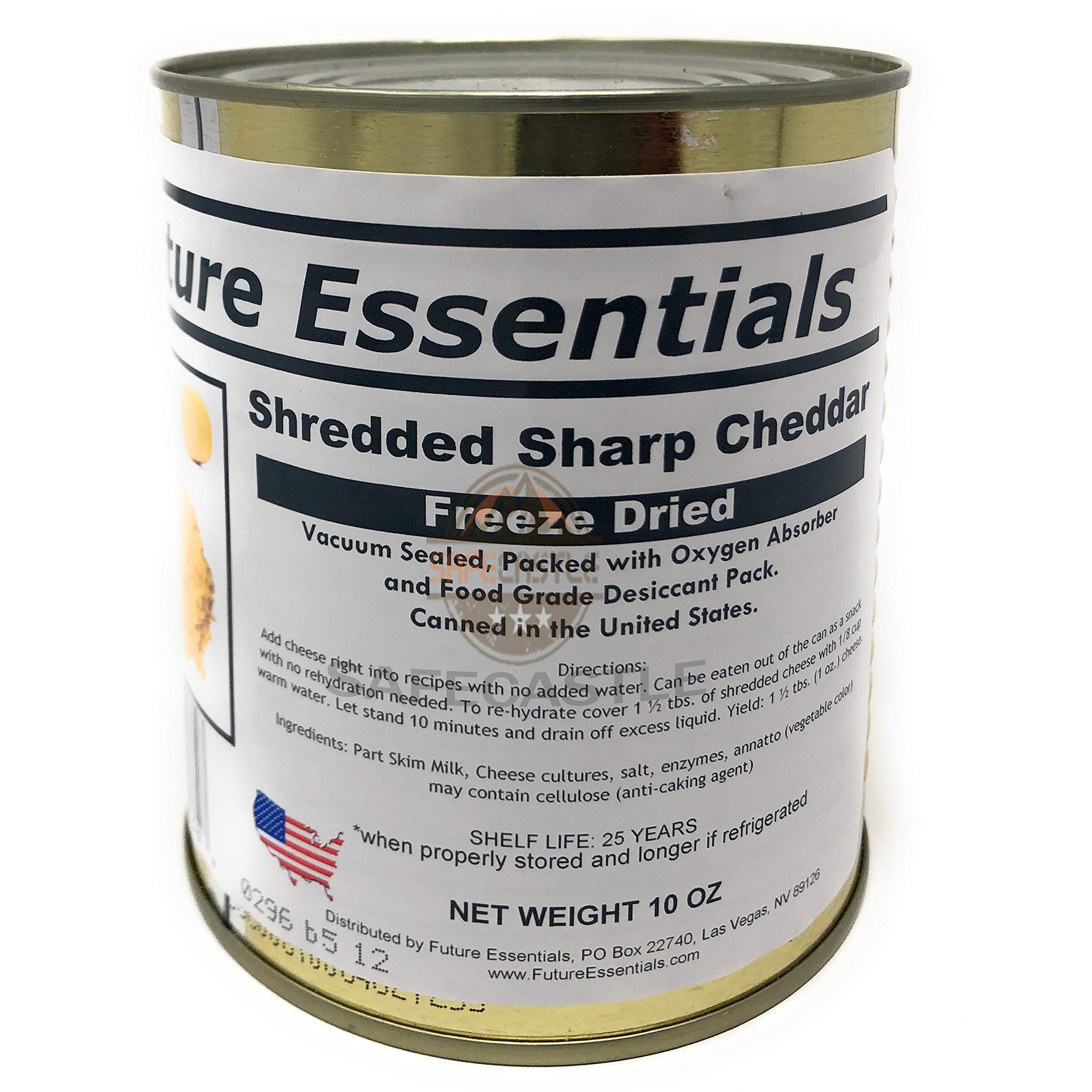 SAFECASTLE cheddar is USA dairy and canned in the USA for reliability.