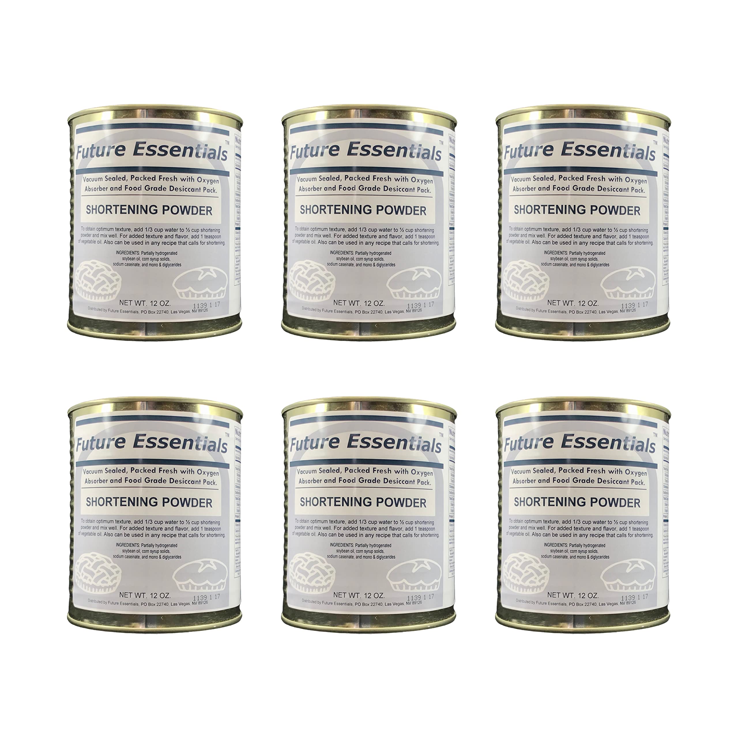 SAFECASTLE Future Essentials shortening powder canister ready for baking convenience