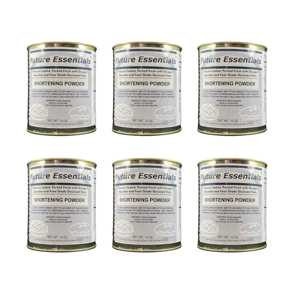 SAFECASTLE Future Essentials shortening powder canister ready for baking convenience