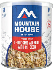SAFECASTLE Mountain House Fettuccine Alfredo with Chicken can requires no refrigeration