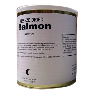SAFECASTLE rehydrated salmon portion ready for cooking