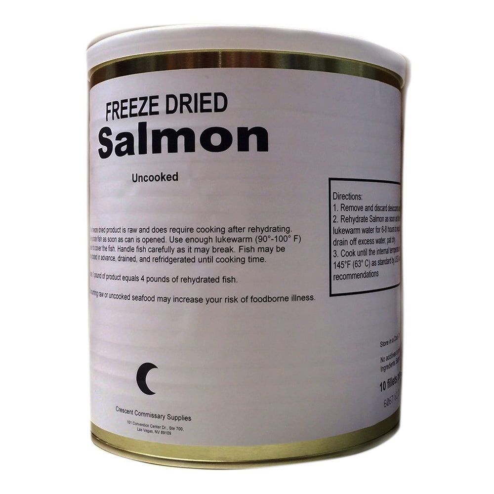 SAFECASTLE rehydrated salmon portion ready for cooking