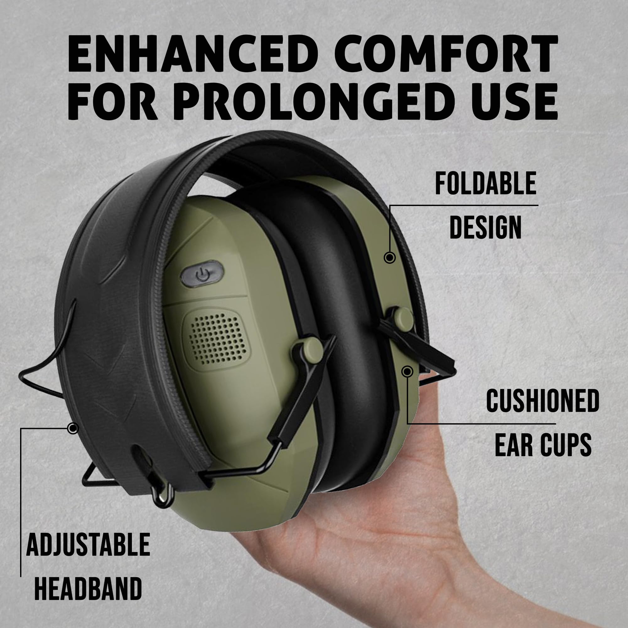 SafeHouseHQ ear protection suited for lawn care and mowing sessions.