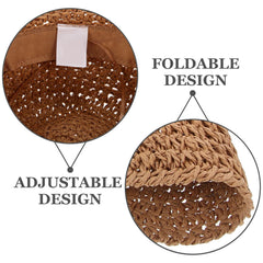 SAFIGLE crochet straw texture close-up for chic summer style