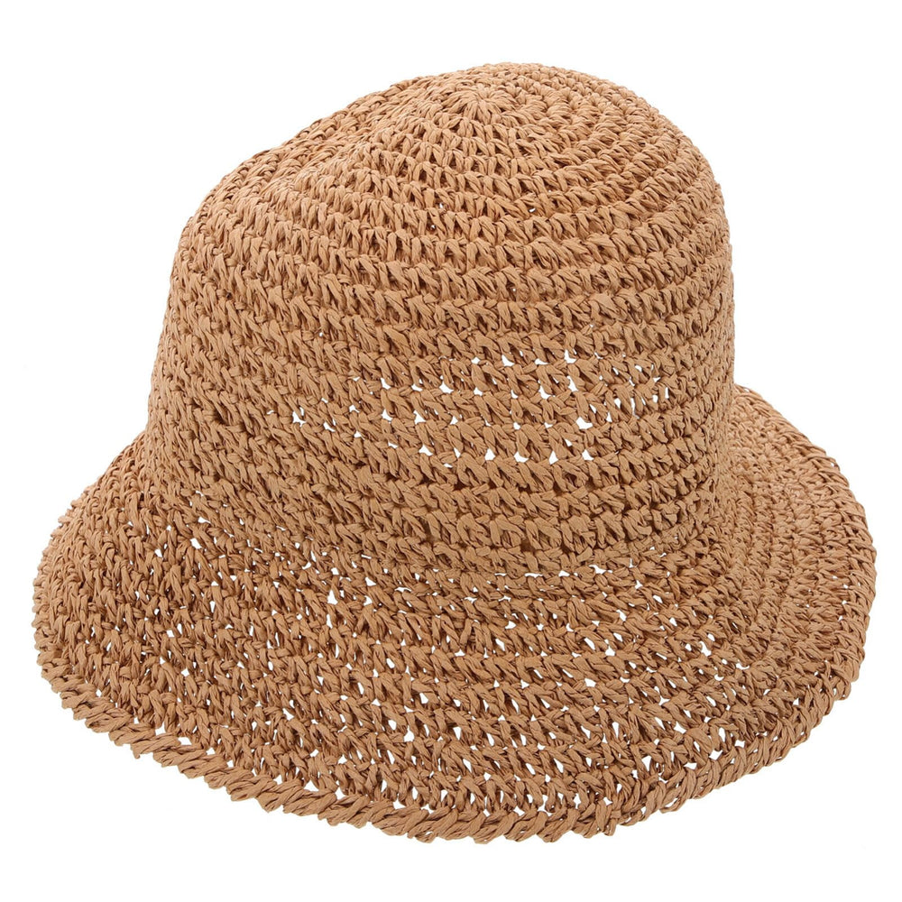 SAFIGLE floppy straw hat with wide brim for sun protection